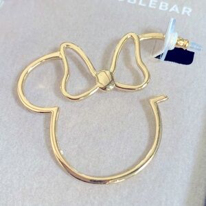 Disney x BaubleBar Minnie Mouse Outline Hoop Earrings